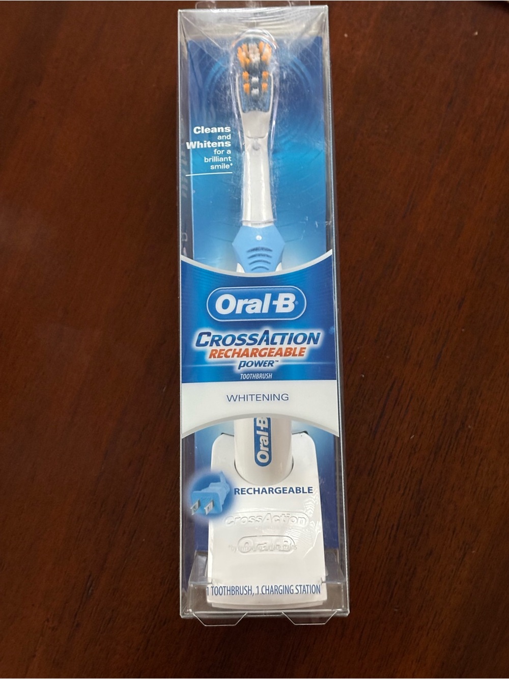 Oral‑B CrossAction Rechargeable Whitening Electric Toothbrush